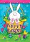 Toland Bunny Tail 12x18 Colorful Happy Easter Basket Flower Garden Flag